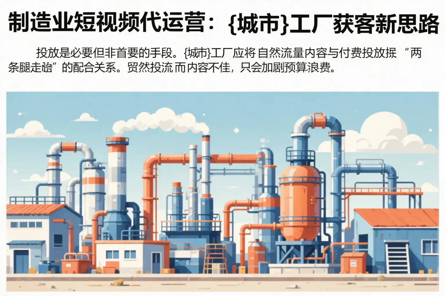 制造业短视频代运营:阿拉尔工厂获客新思路