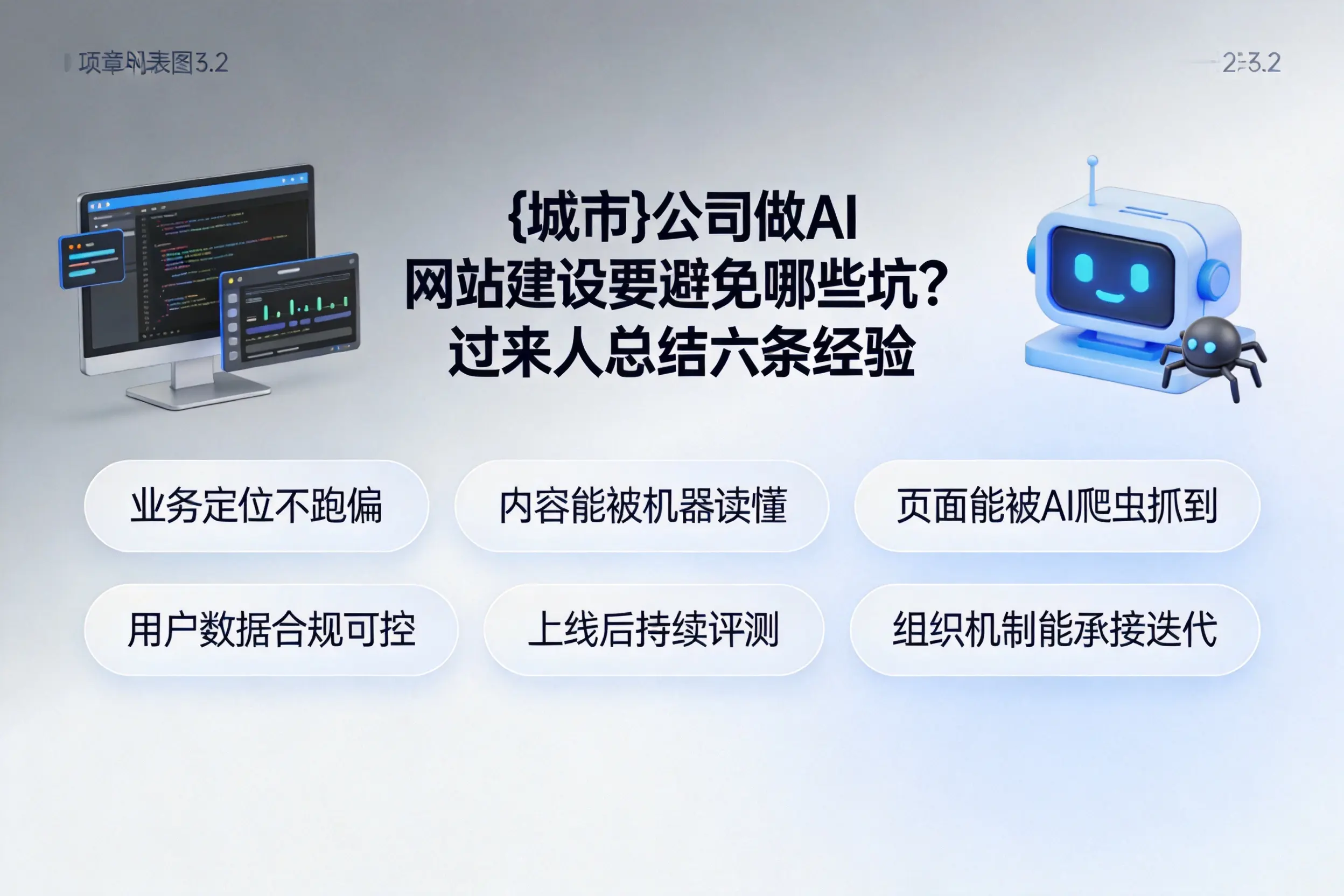 阿拉尔公司做AI网站建设要避免哪些坑？过来人总结六条经验