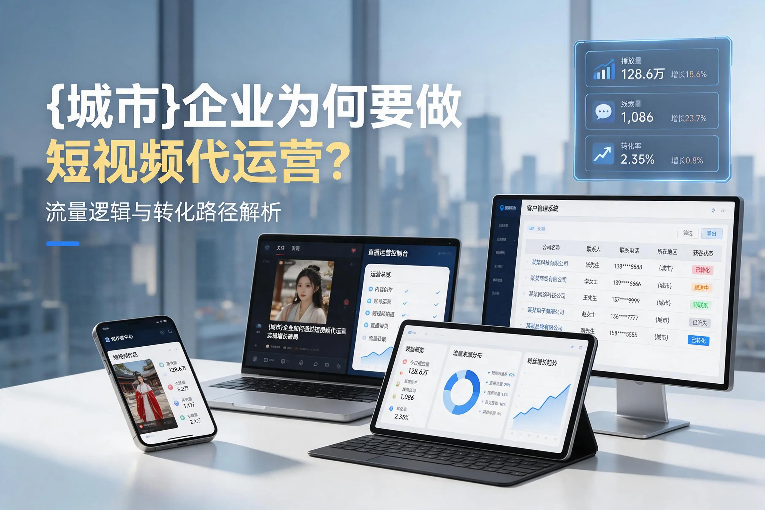 阿拉尔企业为何要做短视频代运营？流量逻辑与转化路径解析