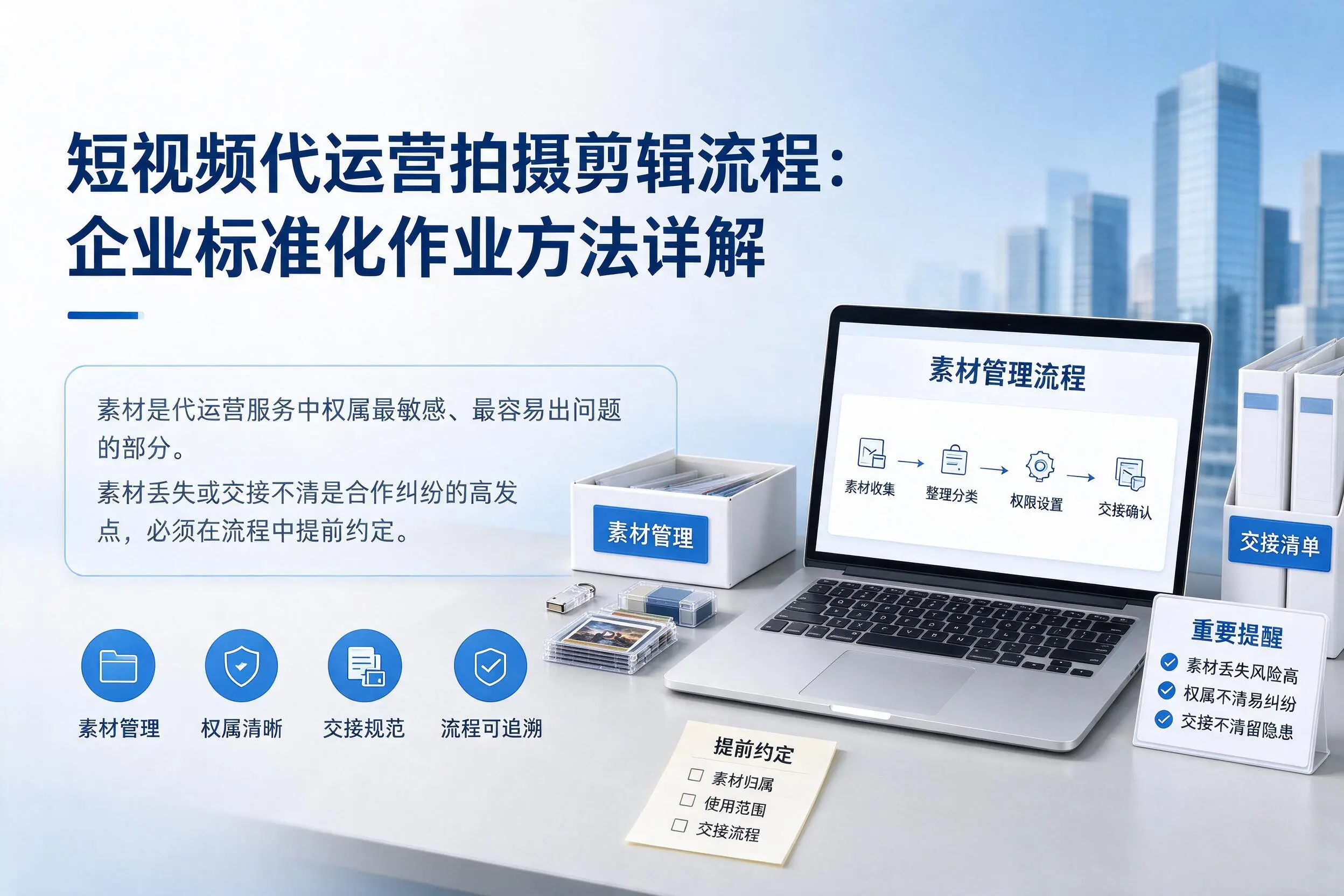 短视频代运营拍摄剪辑流程：阿拉尔企业标准化作业方法详解