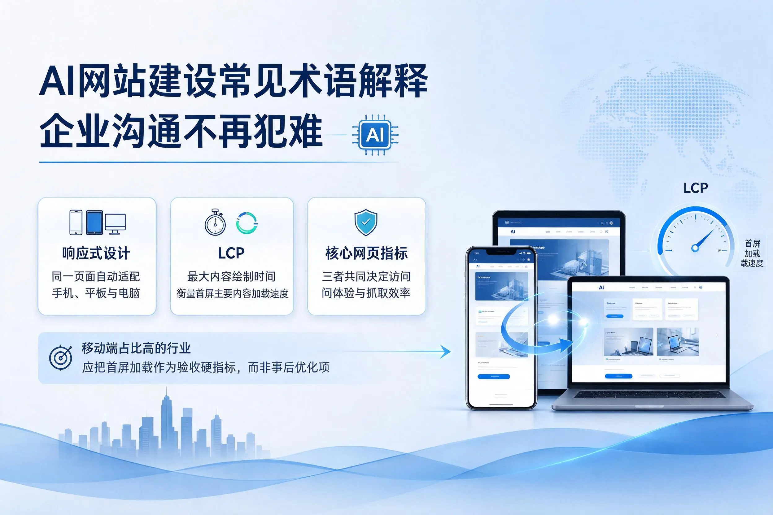 AI网站建设常见术语解释，阿拉尔企业沟通不再犯难