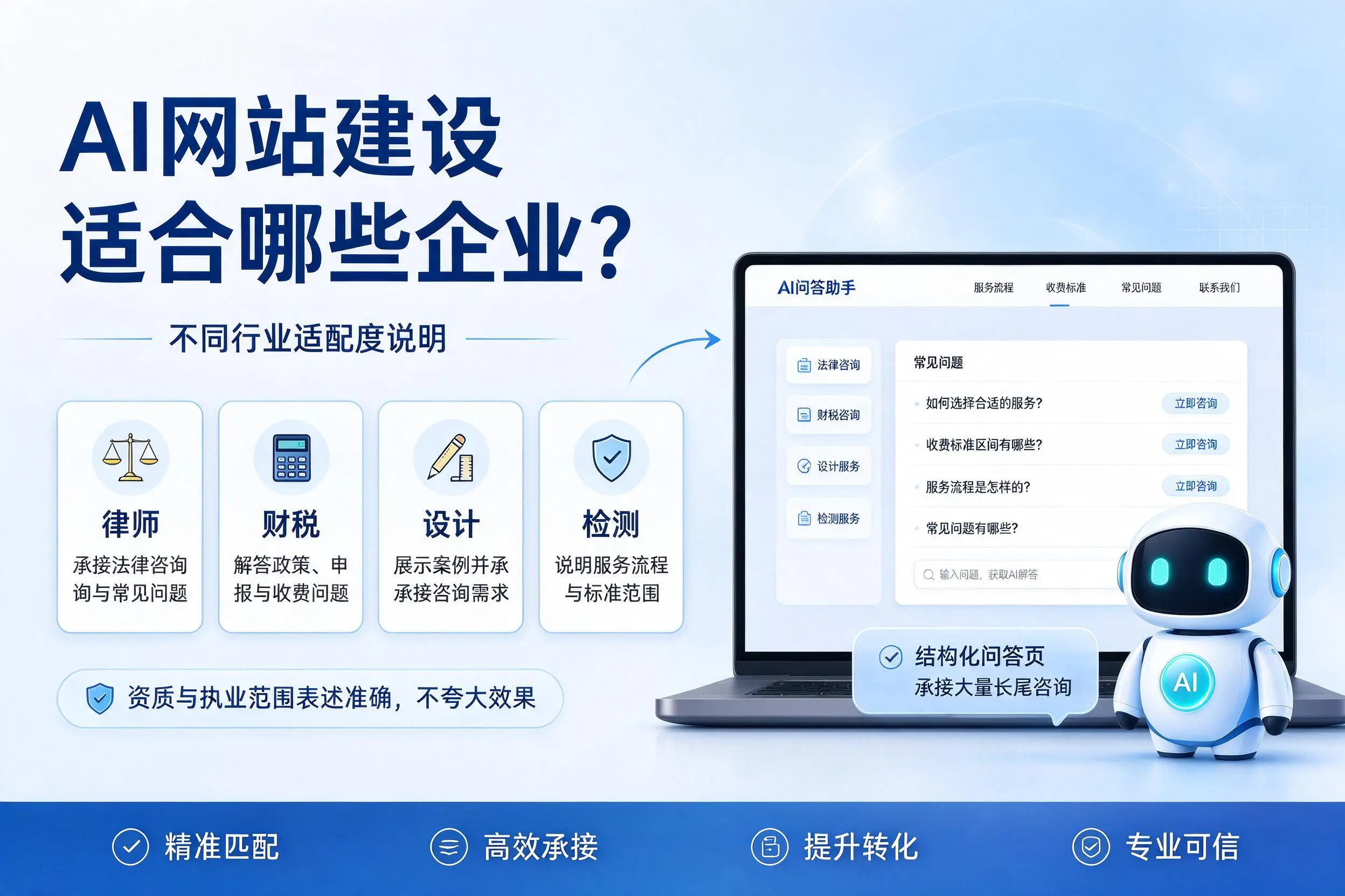 AI网站建设适合哪些企业？阿拉尔不同行业适配度说明