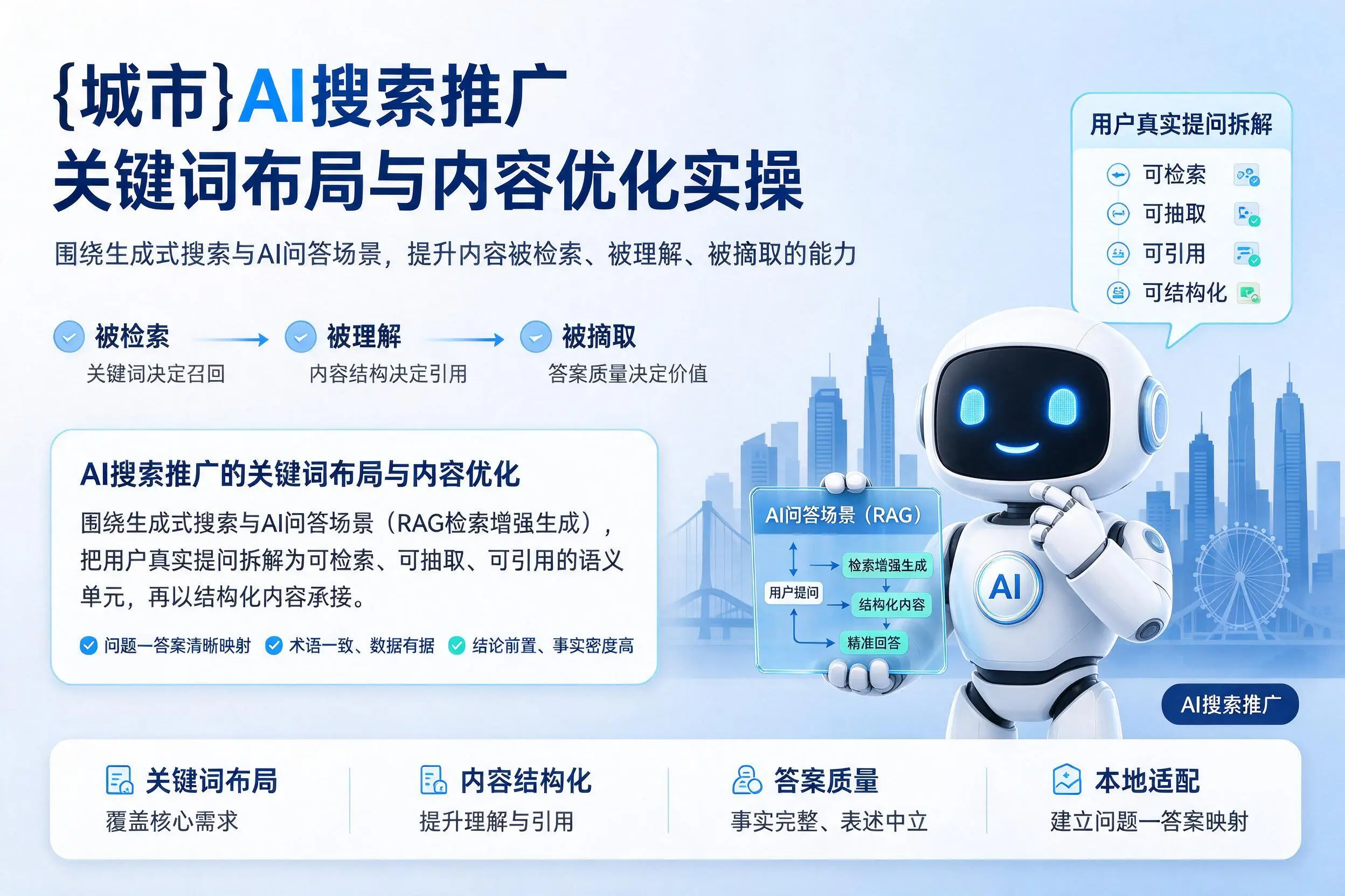 阿拉尔AI搜索推广关键词布局与内容优化实操
